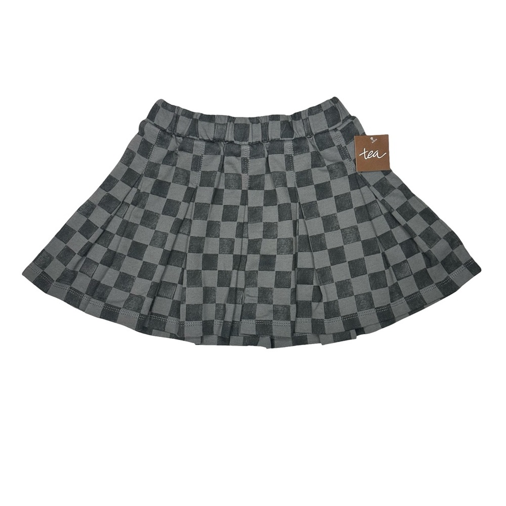 Tea Collection Checkered Pleated Skirt‎